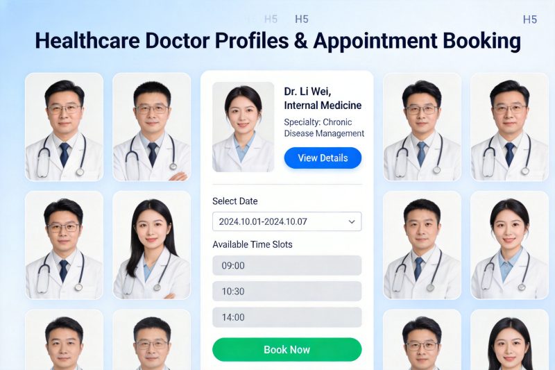 H5医疗健康源码 - H5源码（ھەقسىز يۈكلەش）-技术展示