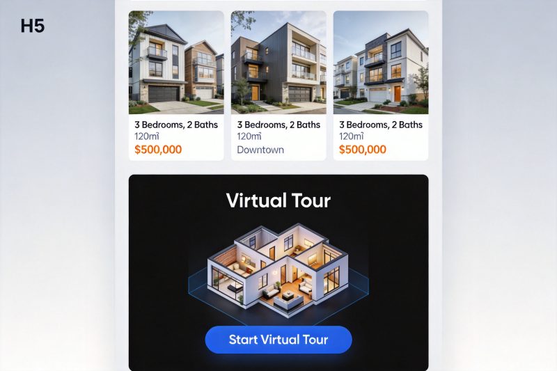 H5房产中介源码 - H5源码（ھەقسىز يۈكلەش）-技术展示
